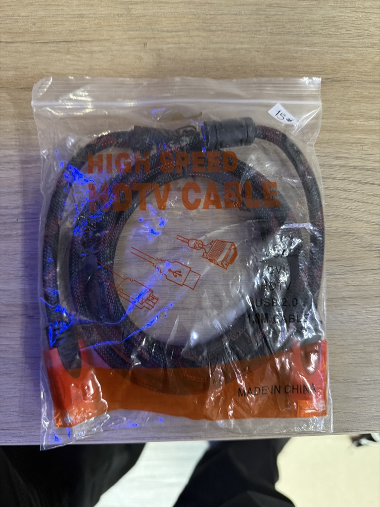 Cable hdmi 1.5mt negro