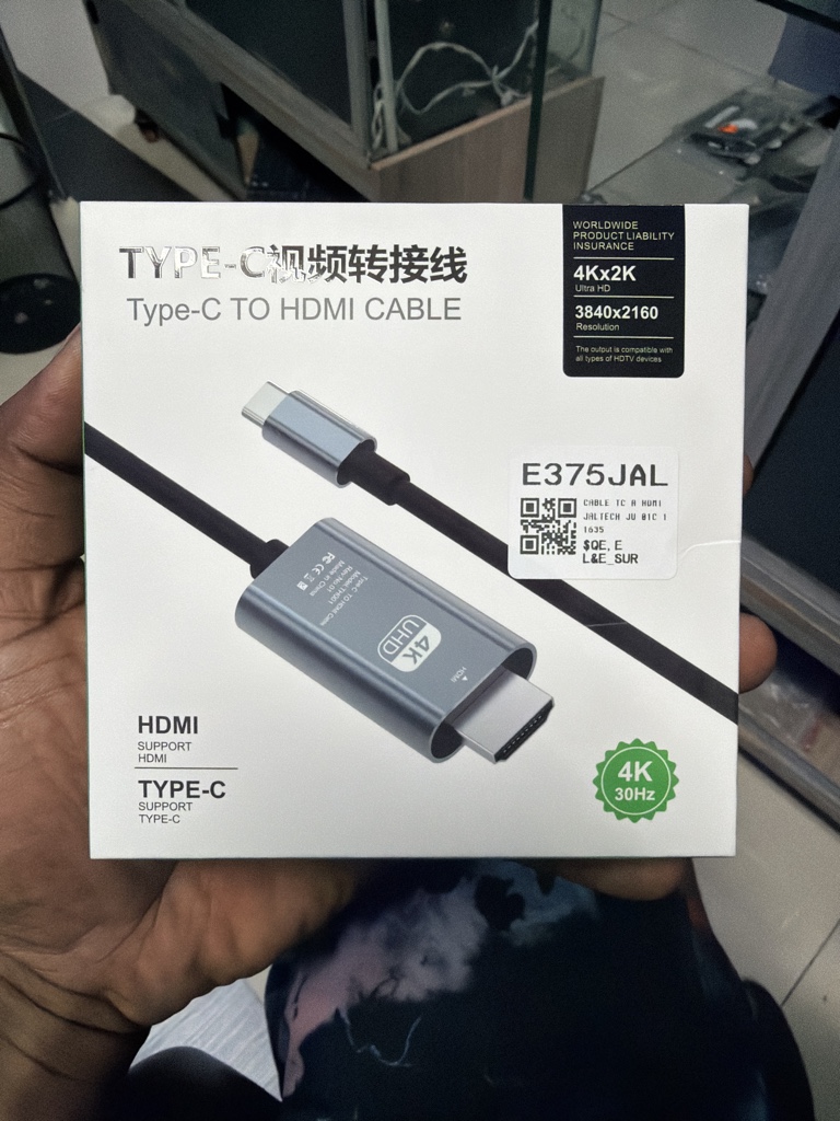 Cable Type-C a HDMI 4K