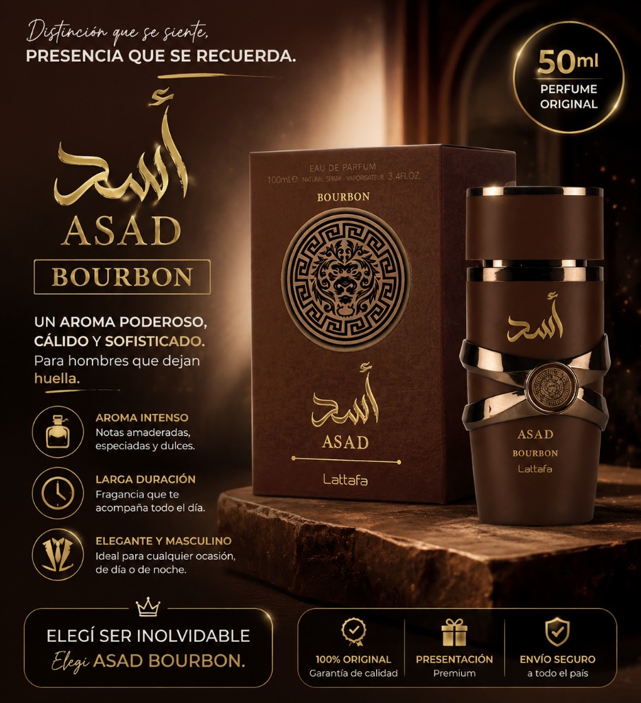 Asad bourd lattafa 50 ml hombre