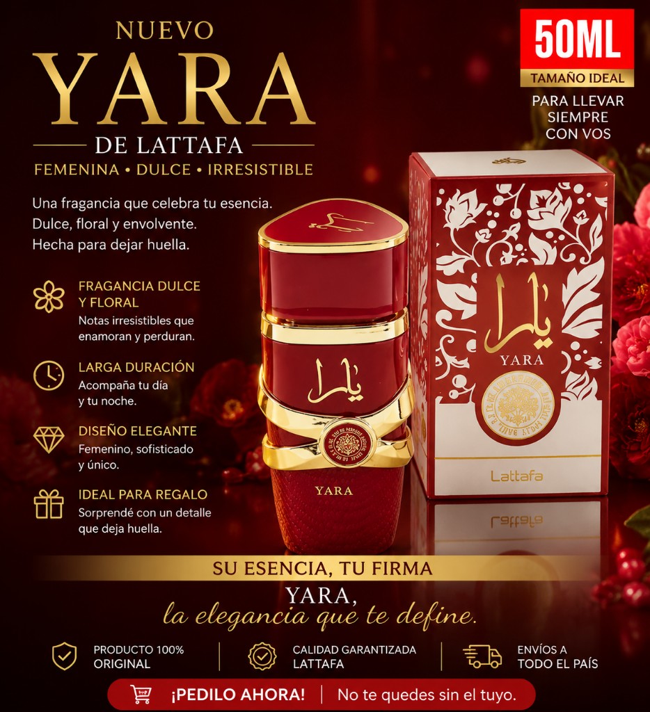 Lattafa Yara Rouge esp 50ml mujer