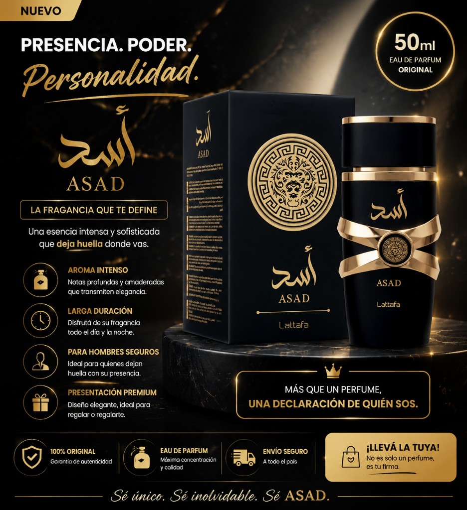 Asad classico lattafa 50ml hombre