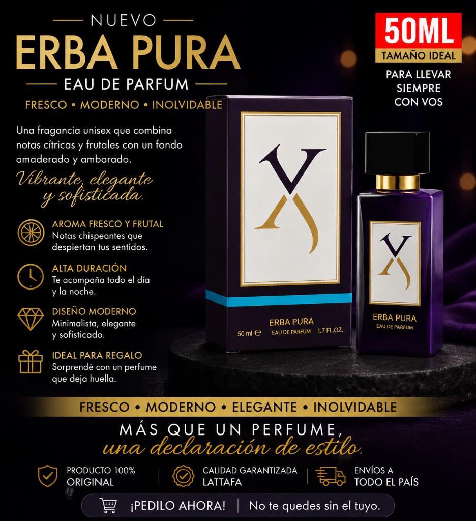 Xersoff erba pura edp 50ml unisex