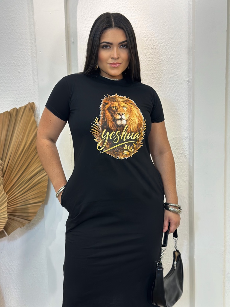 Vestido leão yeshua slim