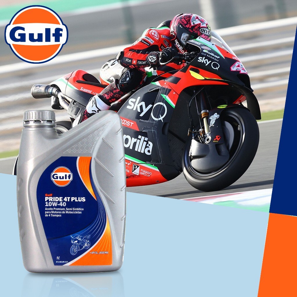 ACEITE GULF PRIDE 4T PLUS 10W-40 1L