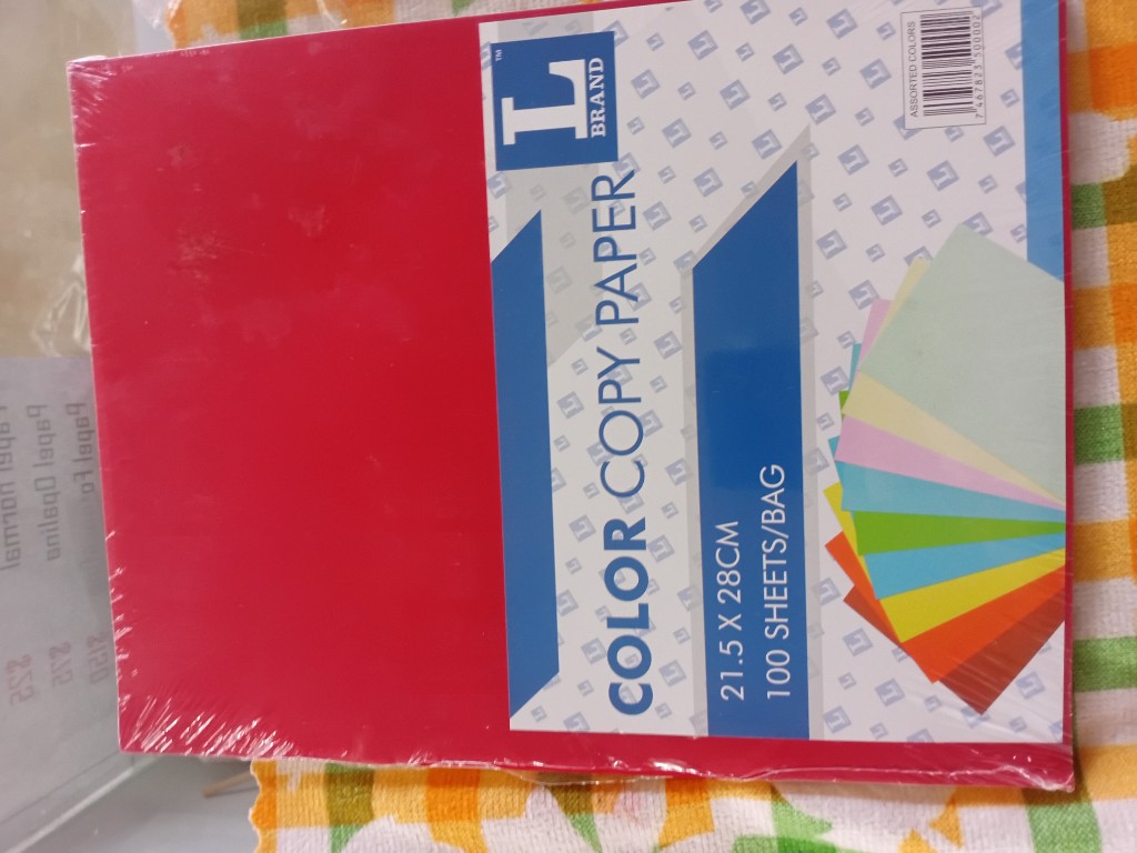 Paquete hoja de colores
