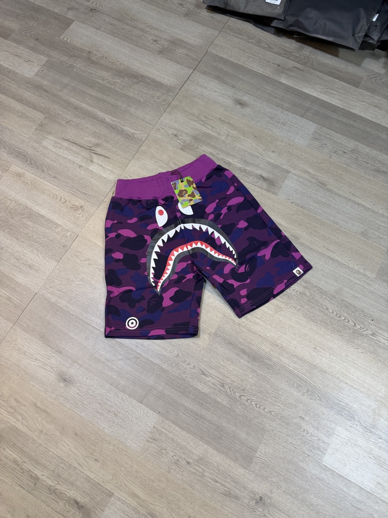 Bape Purple Shorts