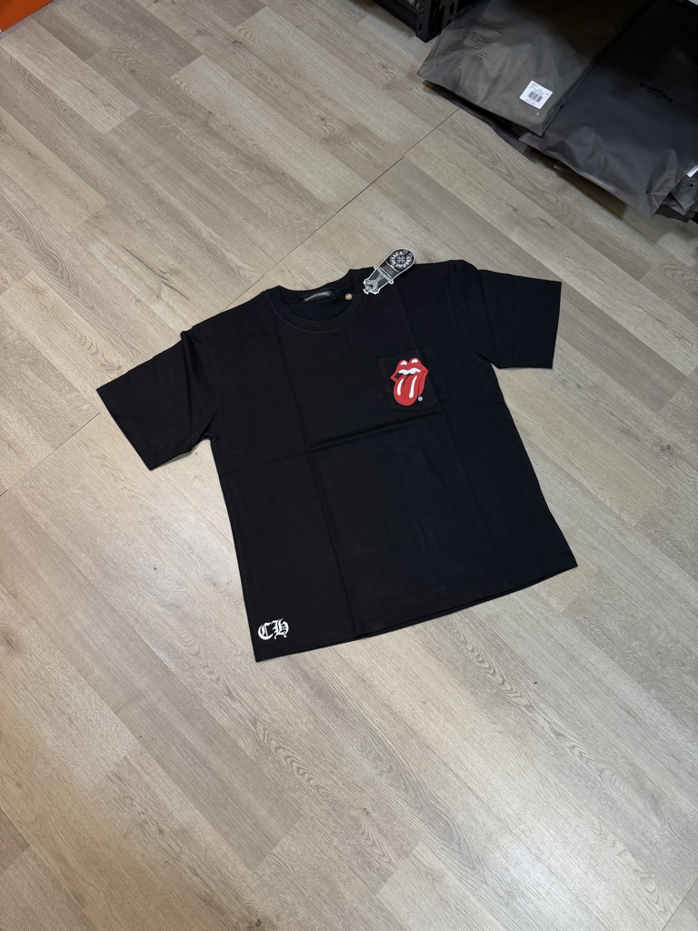 Chrome hearts red lips tee