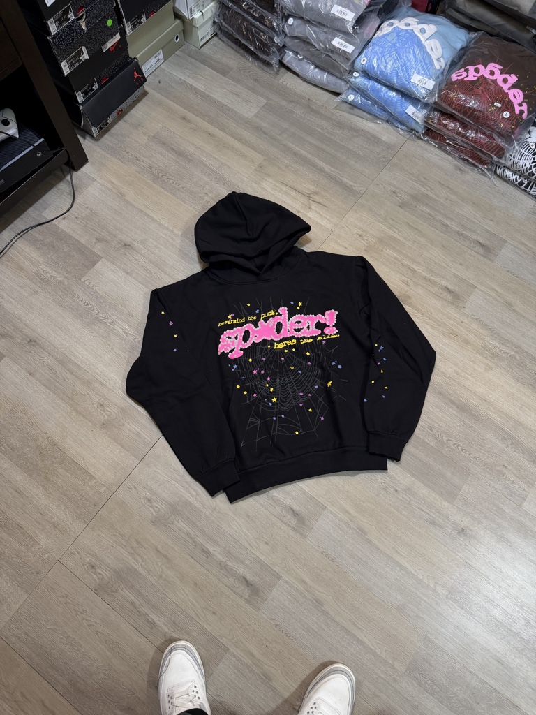 Black & pink letter Sp5der