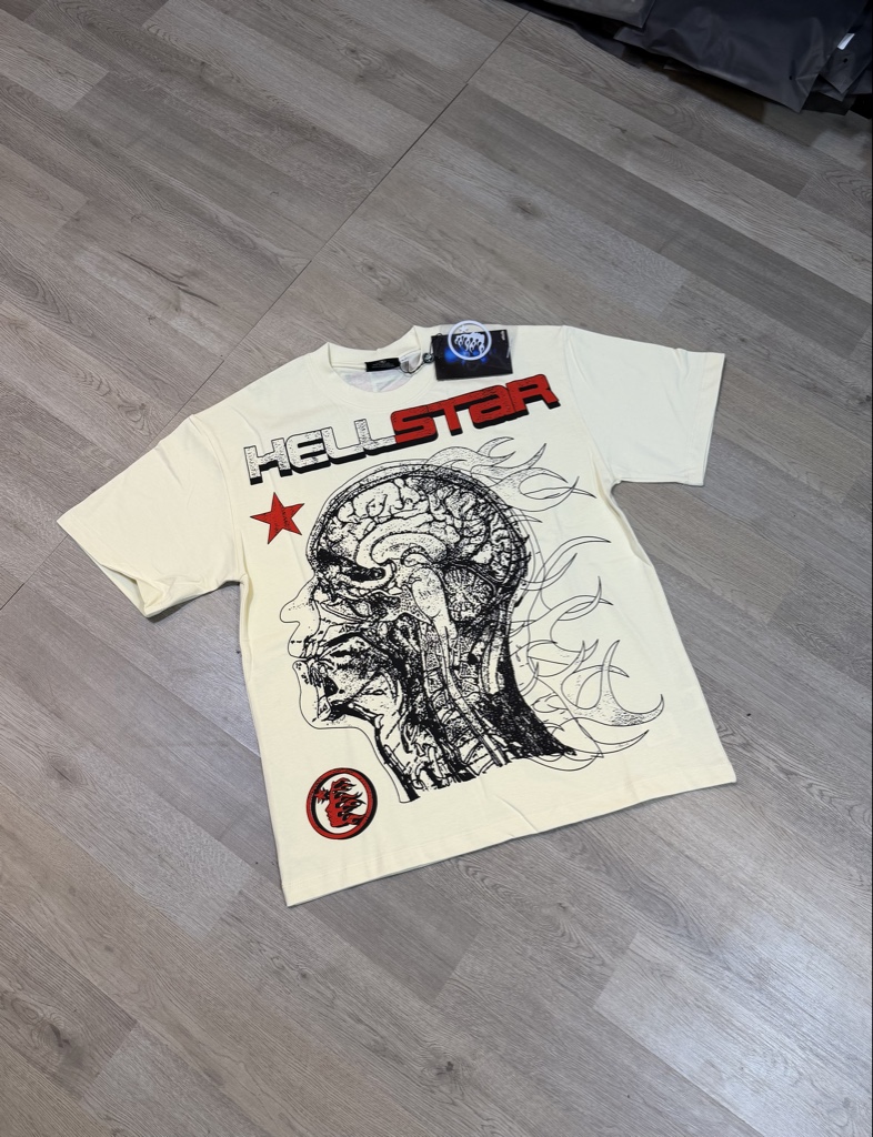 Hellstar brain tee cream