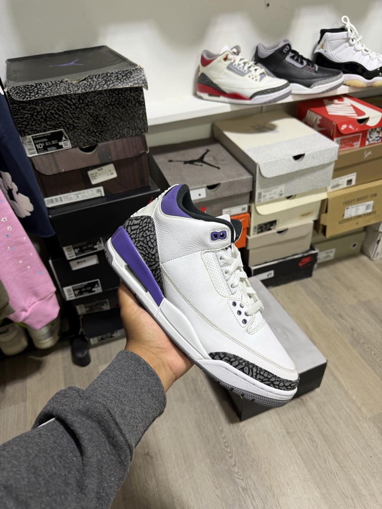 Jordan 3 dark iris