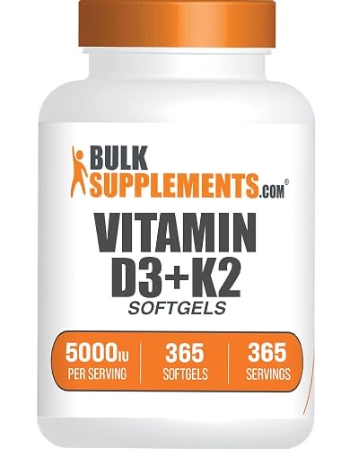 Vitamin D3+K2 - 365 servicios BulkSupplements
