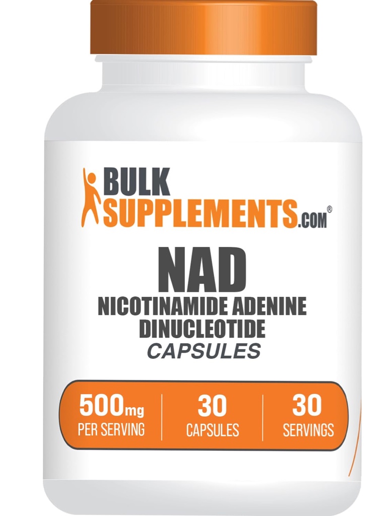 NAD cápsulas- 360 cápsulas Bulk Supplements