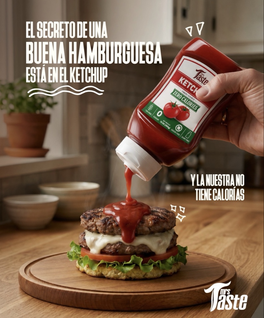 Salsa 0 Calorías Ketchup