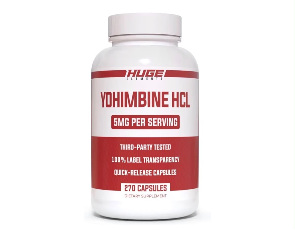 Yohimbine HCL 270 cápsulas