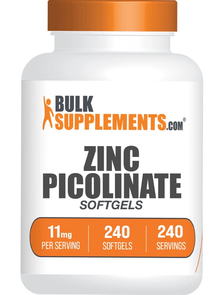 Zinc Picolinate -360 cápsulas BulkSupplements