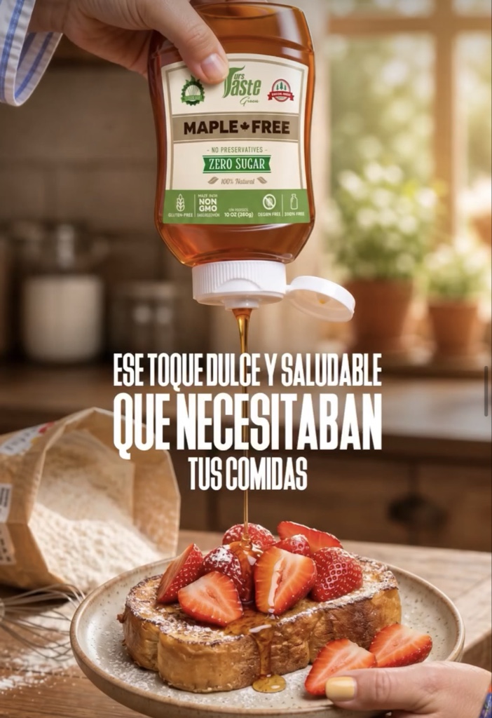 Salsa 0 Calorías Miel de Maple