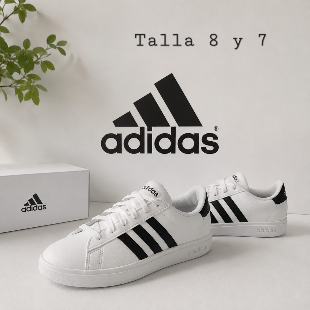 Tenis blancos Adidas talla 7