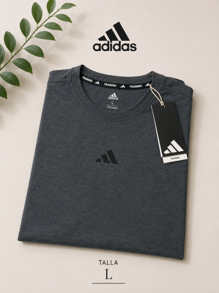 Camisa adidas,talla L gris