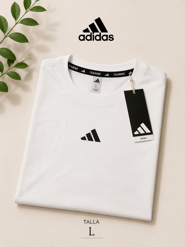 Camisa adidas,talla L blanca
