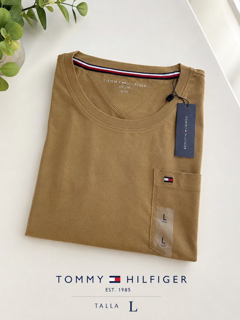 Camiseta Tommy Café Talla L