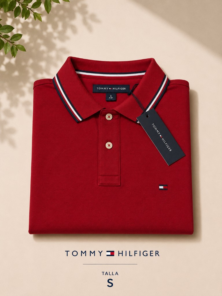 Camisa polo Roja, talla S