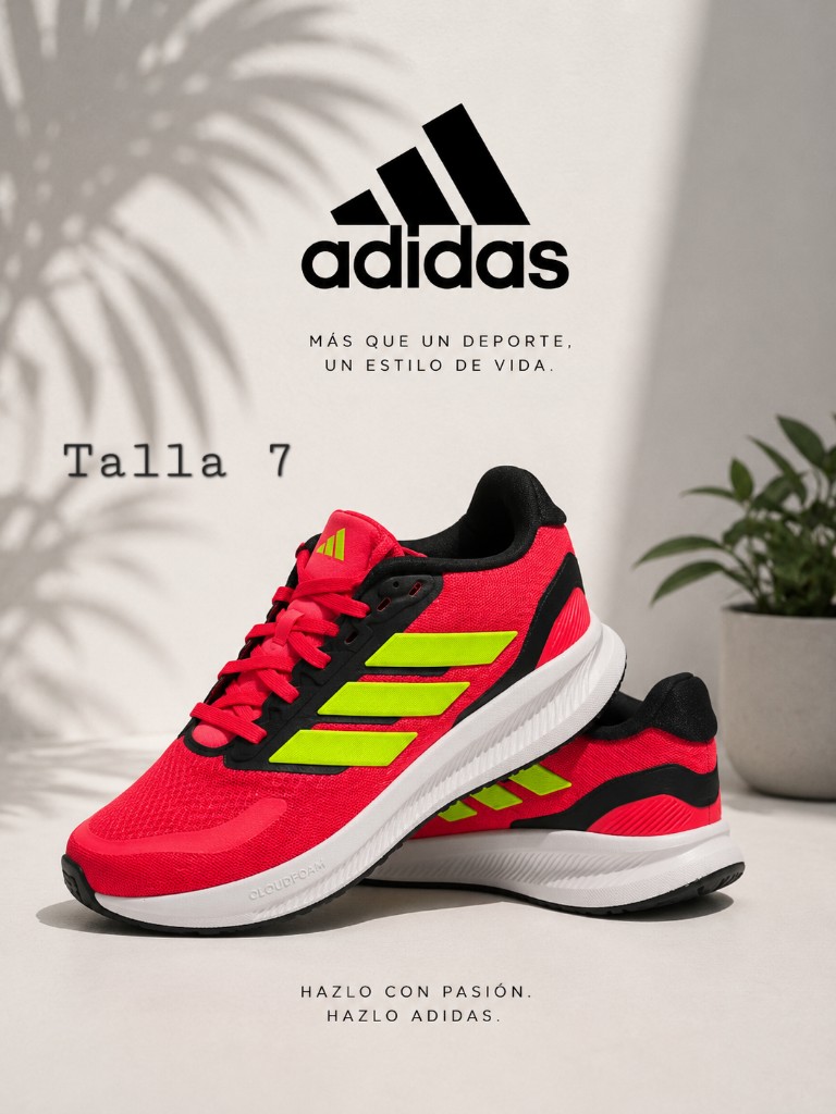 Tenis Color Rojo Adidas