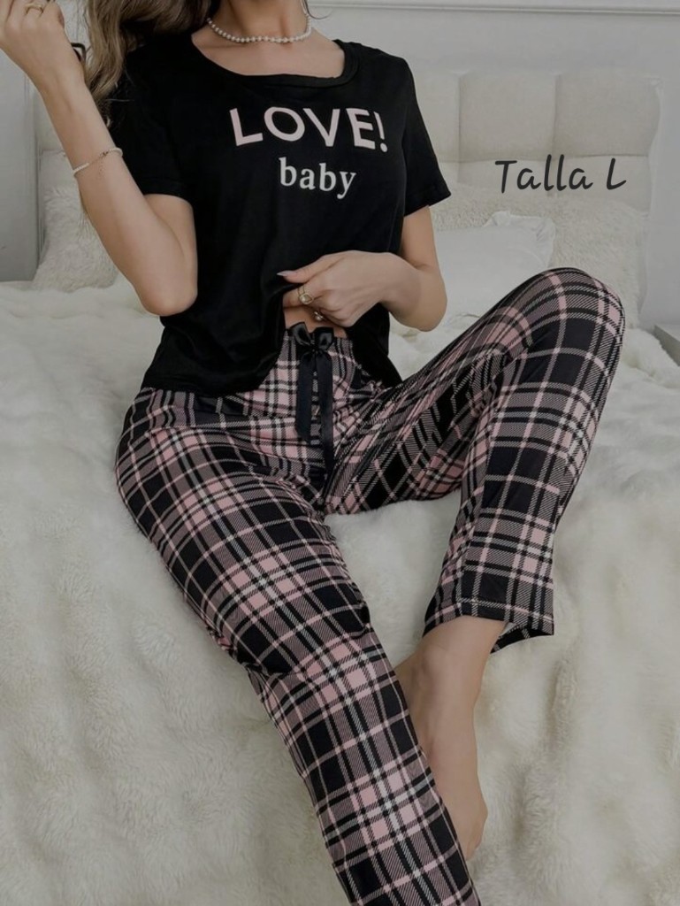 Pijama Love Baby,talla L