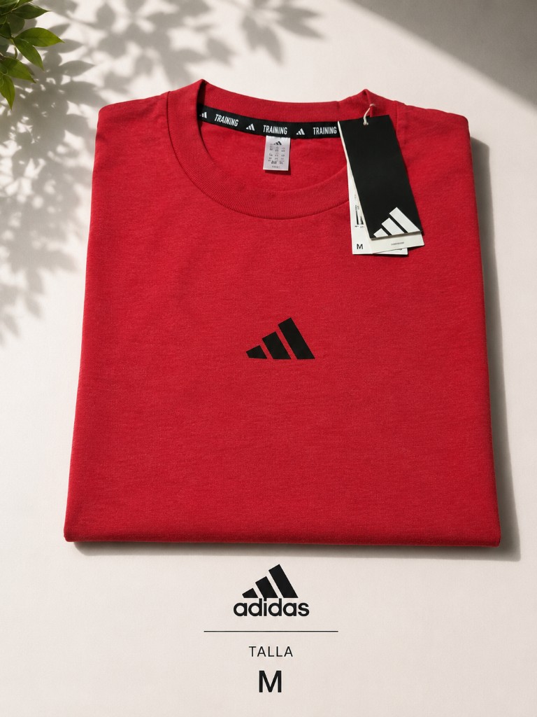 Camiseta roja Adidas, talla M