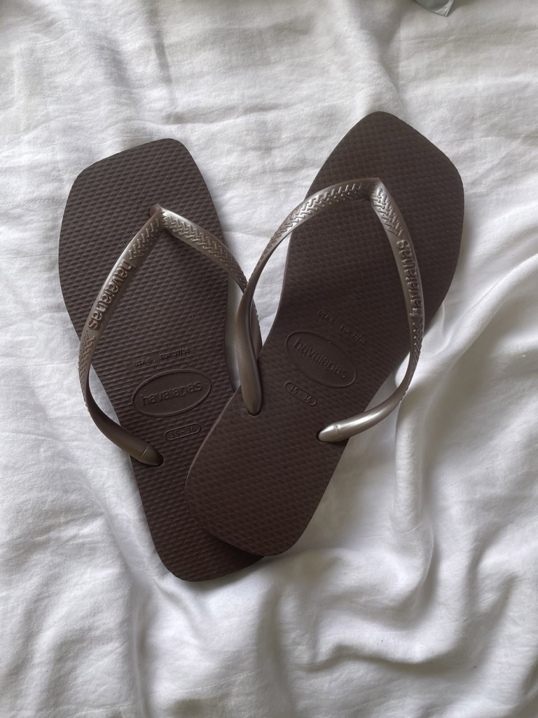 SANDALIA HAVAIANA SLIM SQUARE FC CAFE