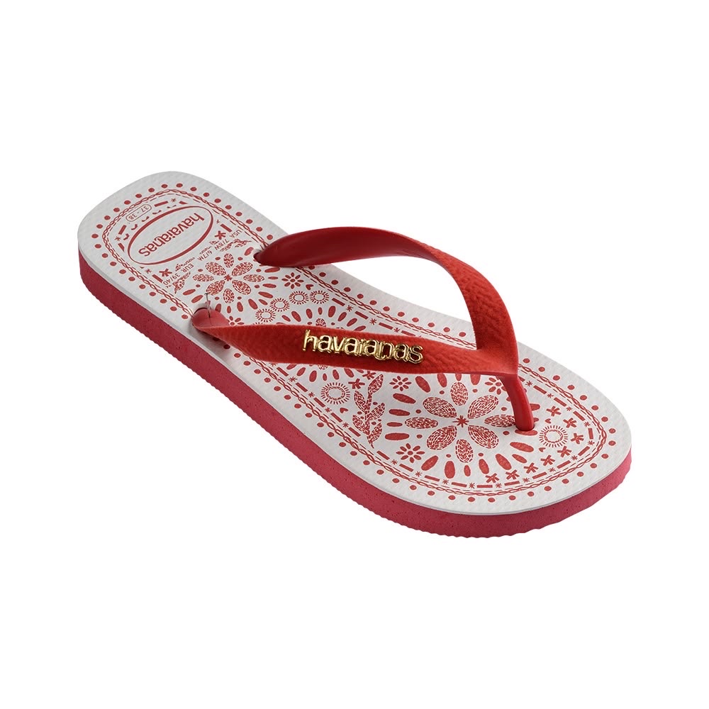 SANDALIA HAVAIANAS BORDADO FLOR