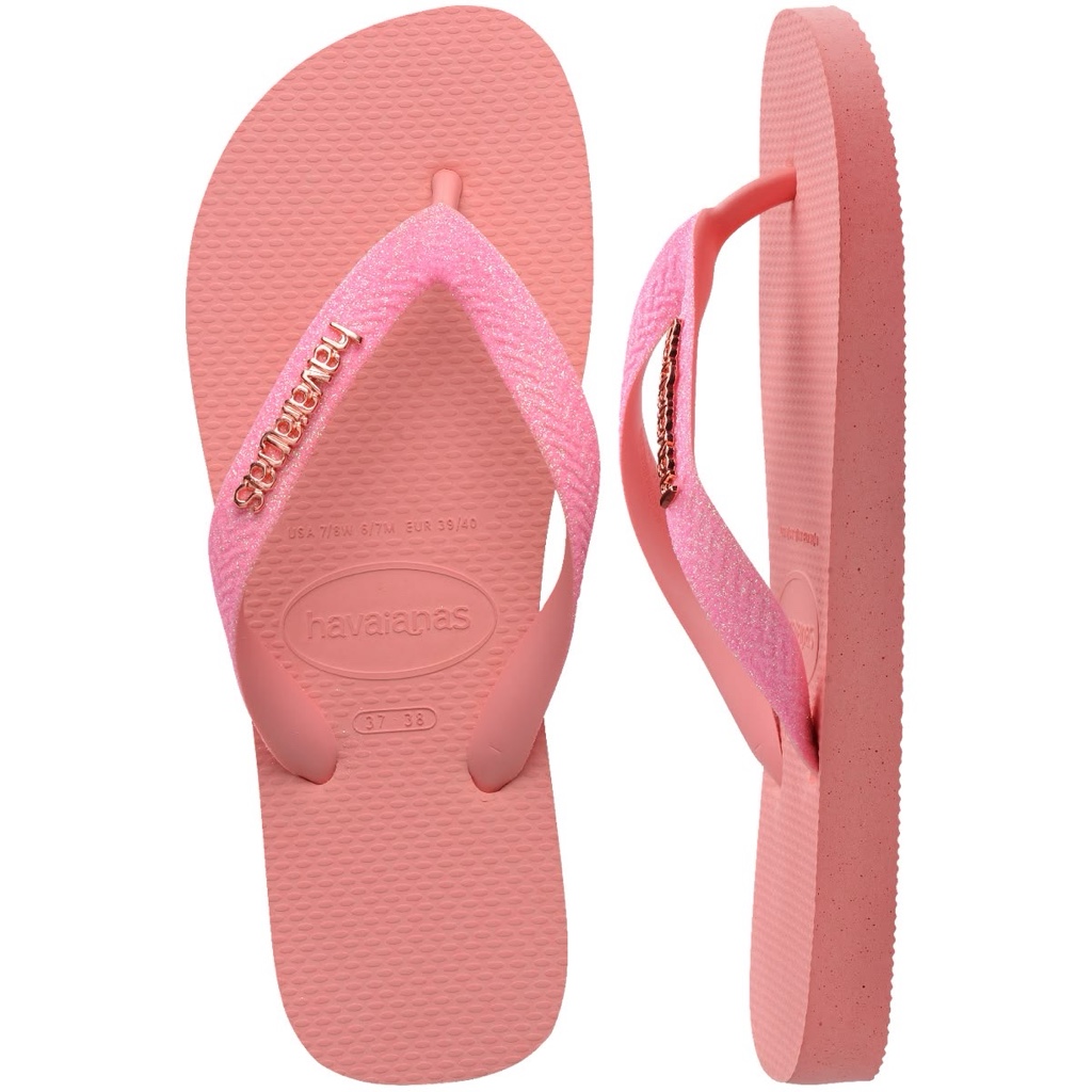 SANDALIA HAVAIANAS TOP GLITTER ROSA