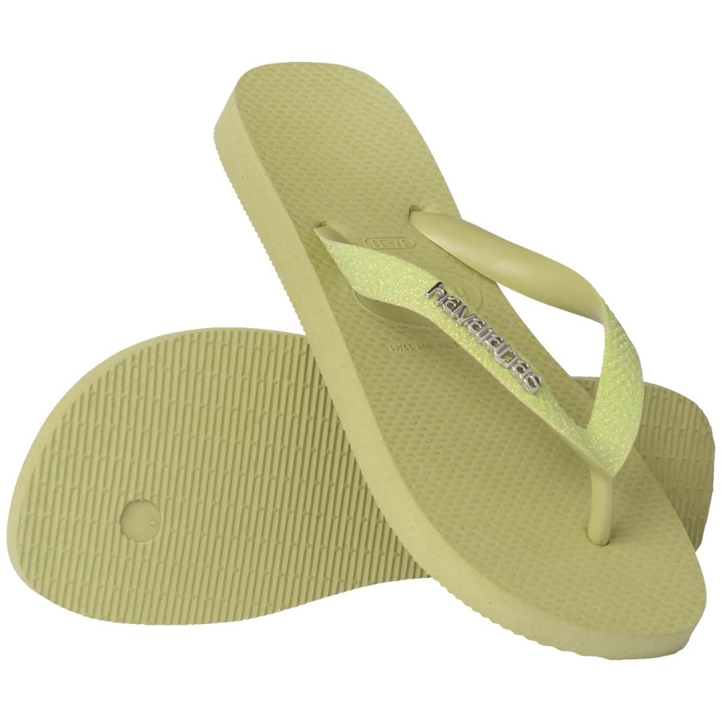 SANDALIA HAVAIANAS TOP GLITTER VERDE MANDACARU