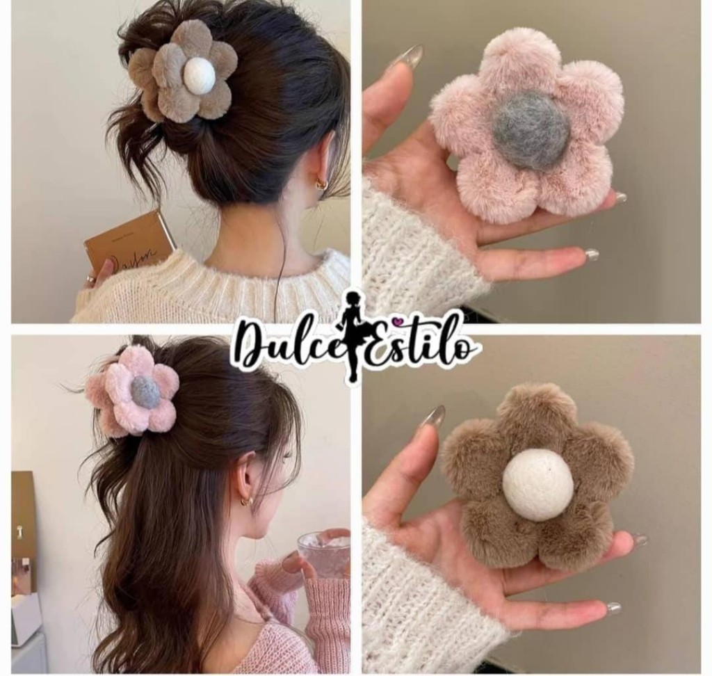 Ganchetas de peluche