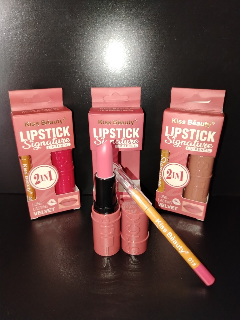 Lipstick 2 en 1 de Kiss Beauty