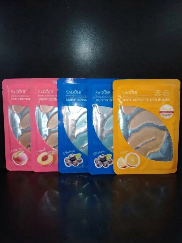 Kit de mascarillas para labios y ojeras Sadoer