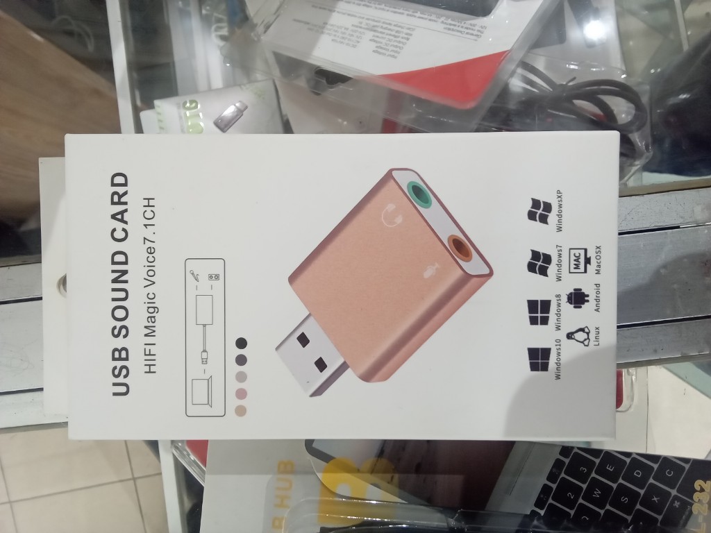 Adaptador usb a audio
