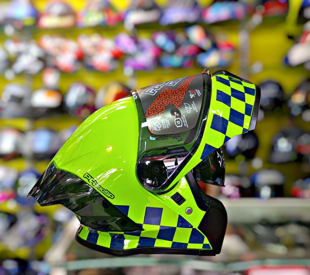 Casco PhatomSP verde neón