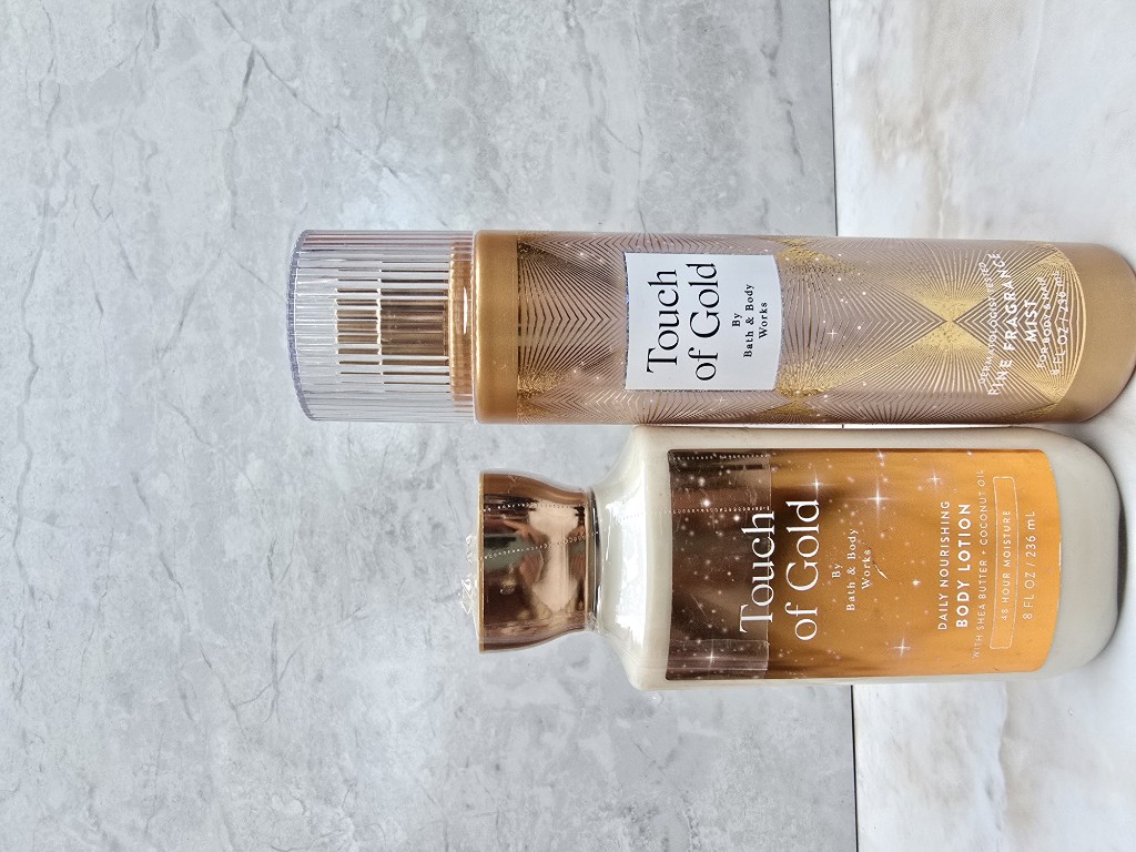 Bath & Body Works Touch of Gold lotion y mist