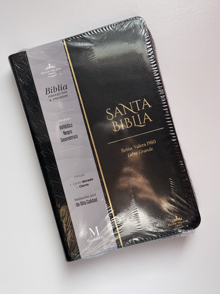 Biblia Reina Valera 1960 negra letra grande