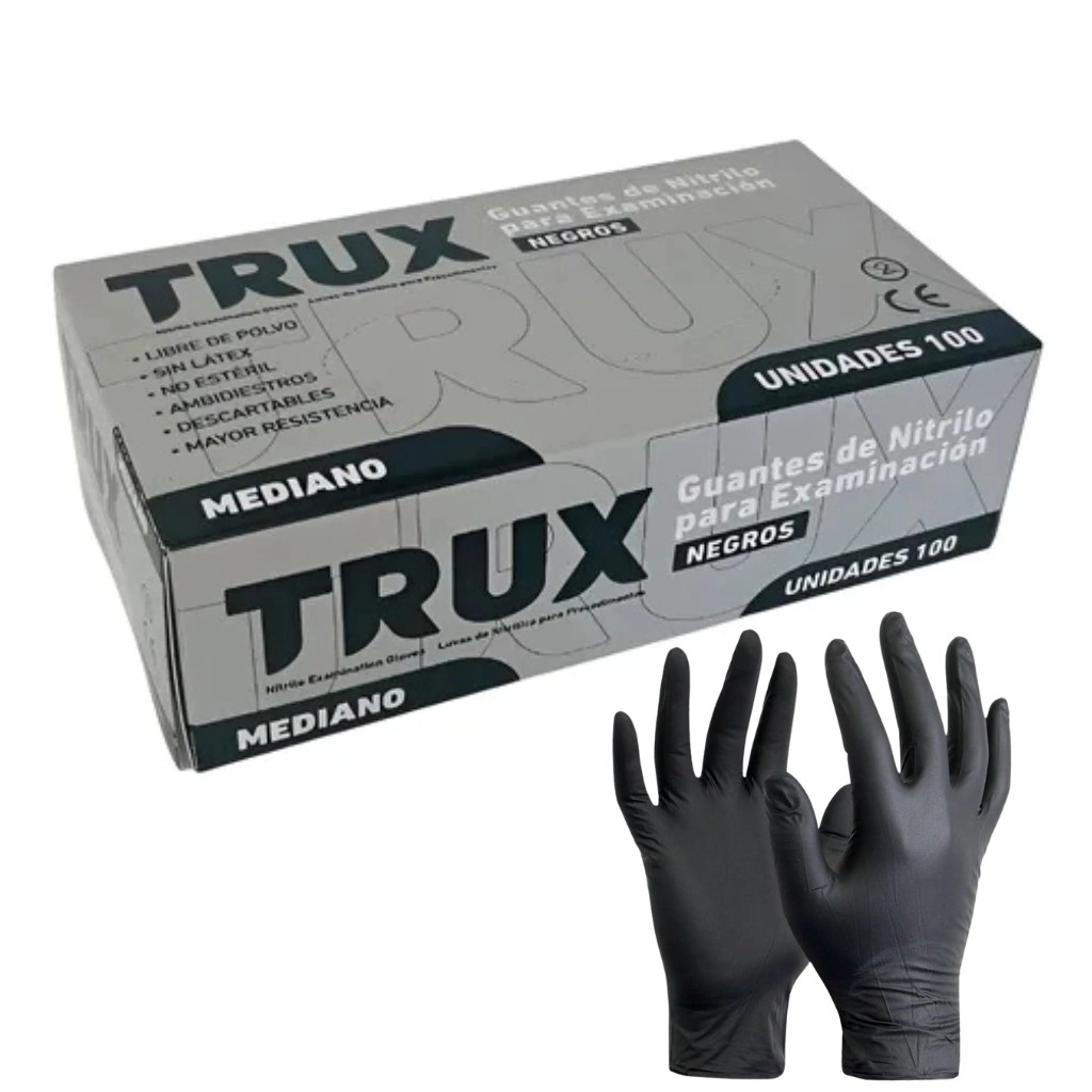 Guantes de Nitrilo talle M Caja x 100u