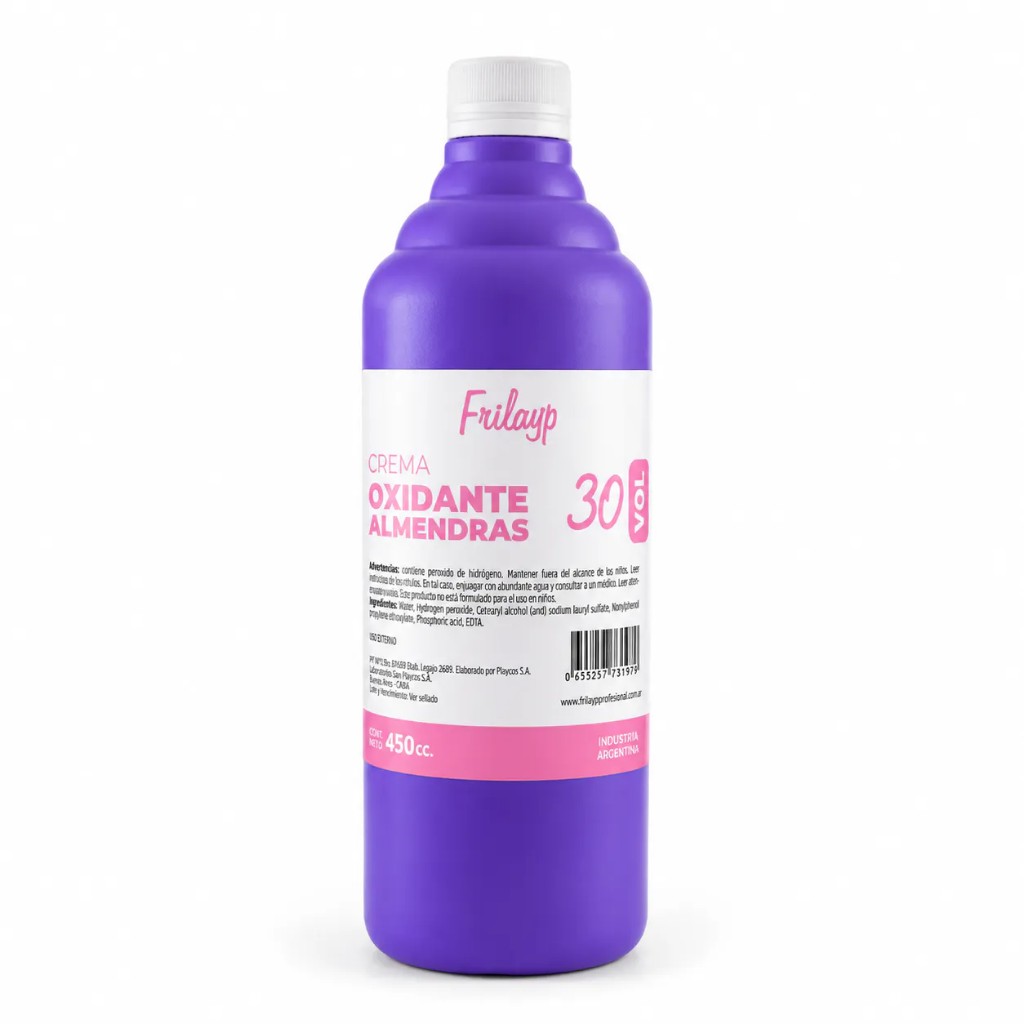 Frilayp Crema Oxidante Almendras 30 vol x 450cc