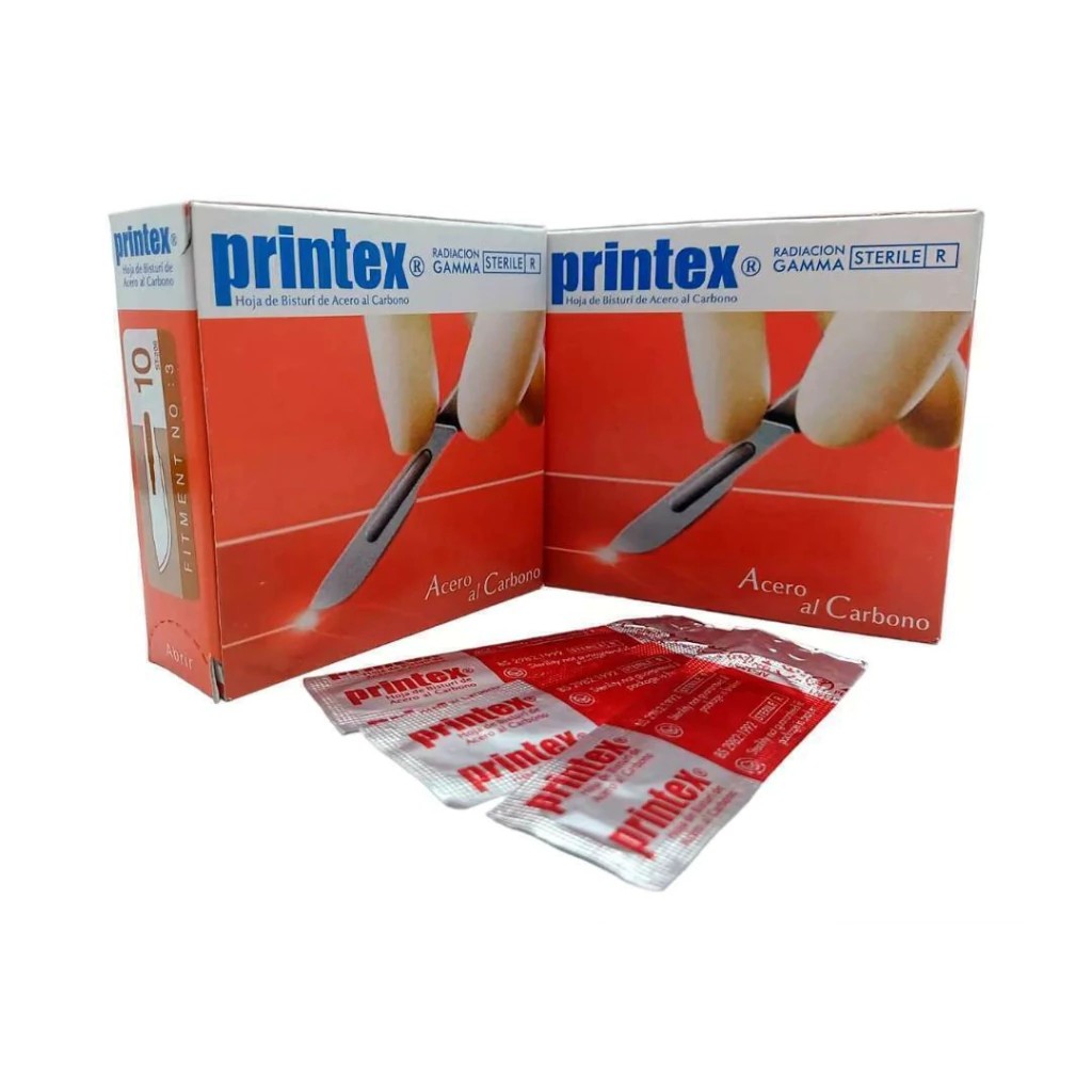 Printex Hoja de Bisturí N°10 c/u