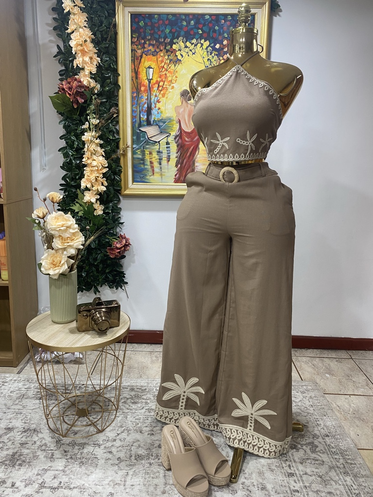 Set nude de lino