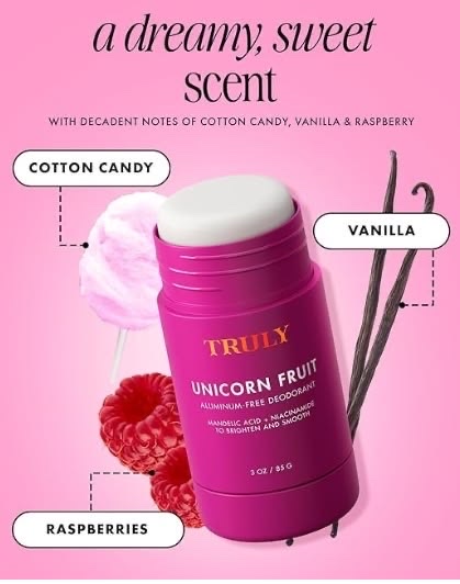 TRULY Unicorn Fruit Pink Deodorant