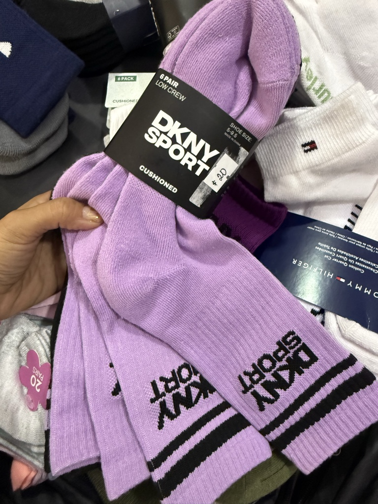 DKNY Sport Lavender Socks