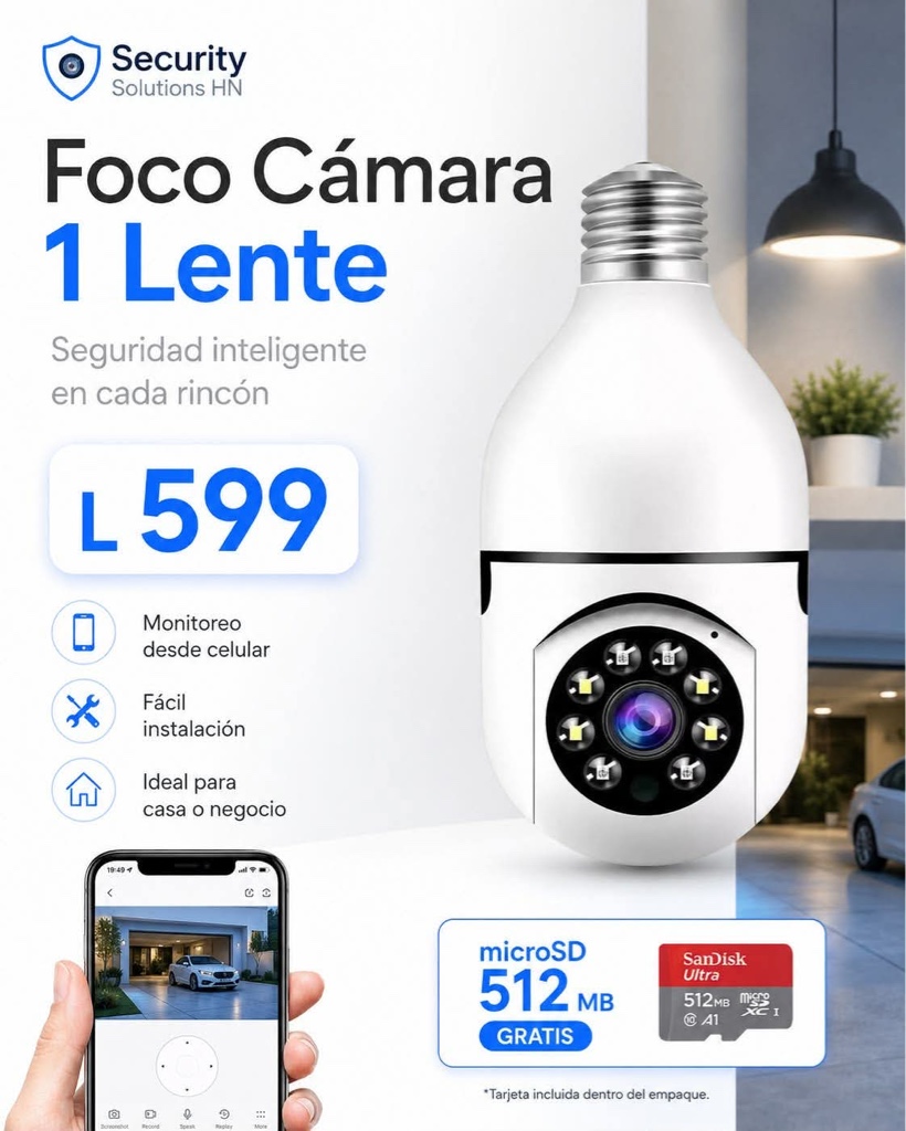Foco CAMARA 1 LENTE