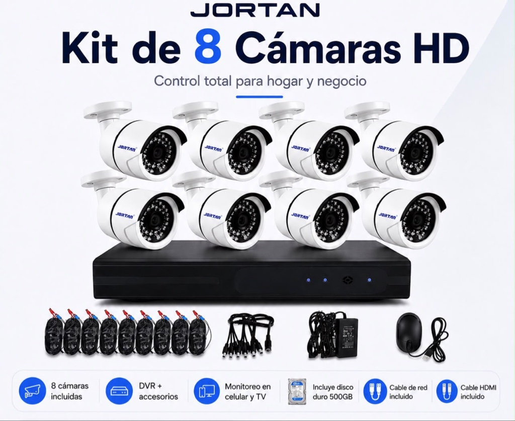 Kit 8 cámaras