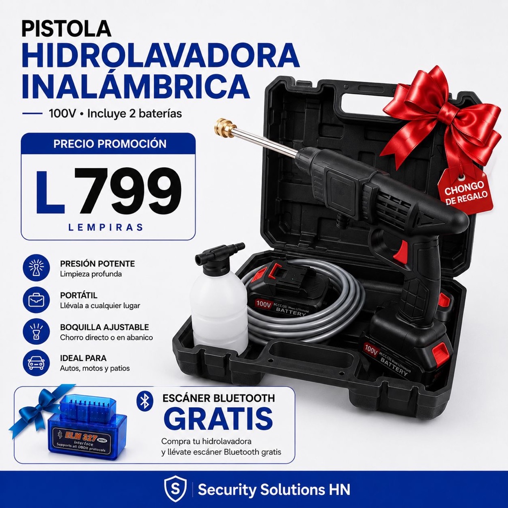 Hidrolavadora 100 voltios