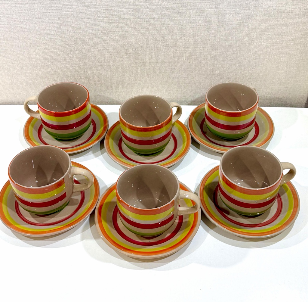 JUEGOS DE TAZAS CON PLATOS - 12 pcs