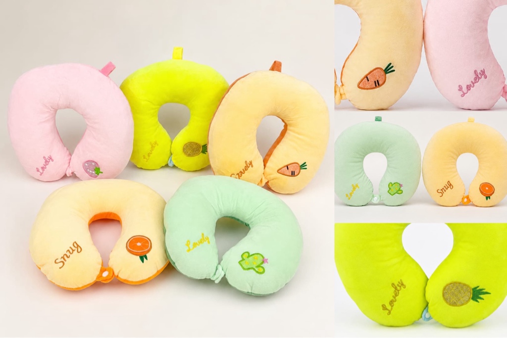 Almohada de Viaje Cervical con Diseño - MP3025